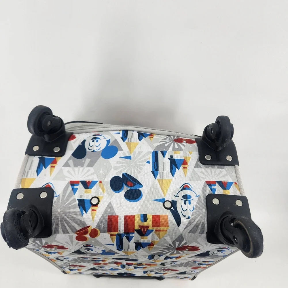 Disney Parks Mickey Mouse Castle Spinner Suitcase Carry On 21 Inch Luggage